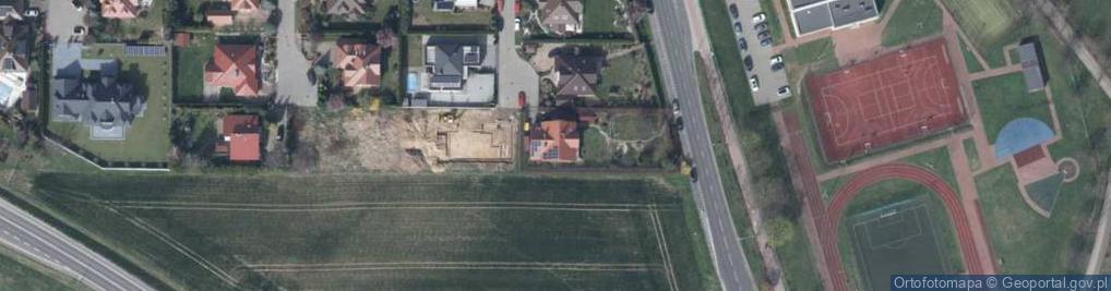 Zdjęcie satelitarne Brzoskwiniowa ul.