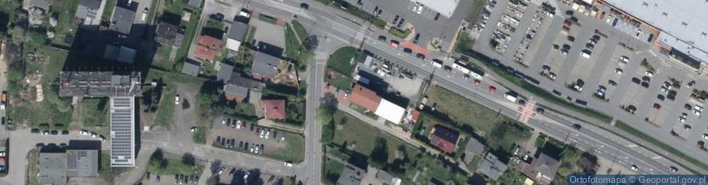 Zdjęcie satelitarne Brzezińska ul.