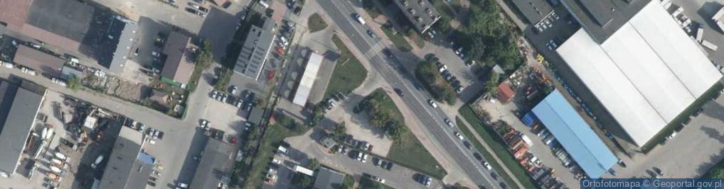 Zdjęcie satelitarne Brzeska ul.