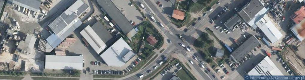 Zdjęcie satelitarne Brzeska ul.