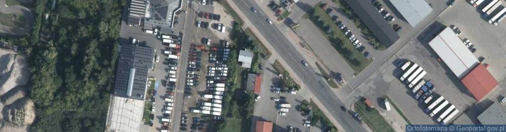 Zdjęcie satelitarne Brzeska ul.