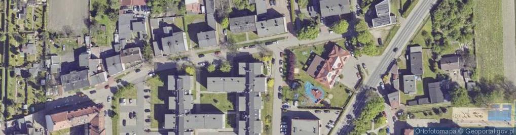 Zdjęcie satelitarne Brandysa Pawła, ks. ul.