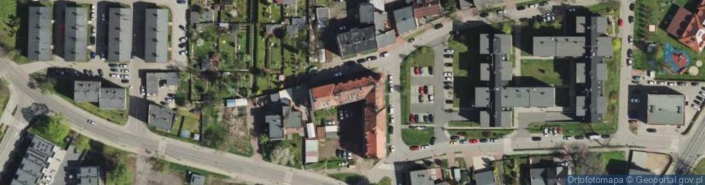 Zdjęcie satelitarne Brandysa Pawła, ks. ul.