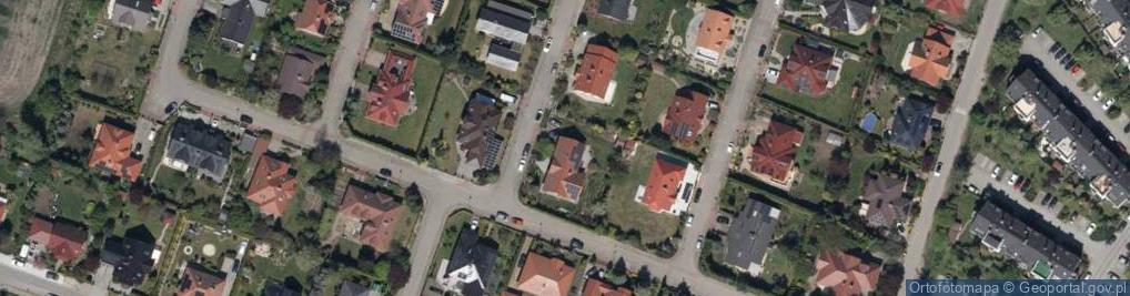 Zdjęcie satelitarne Brzoskwiniowa ul.
