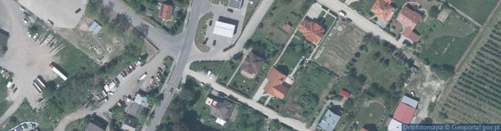 Zdjęcie satelitarne Brzoskwiniowa ul.