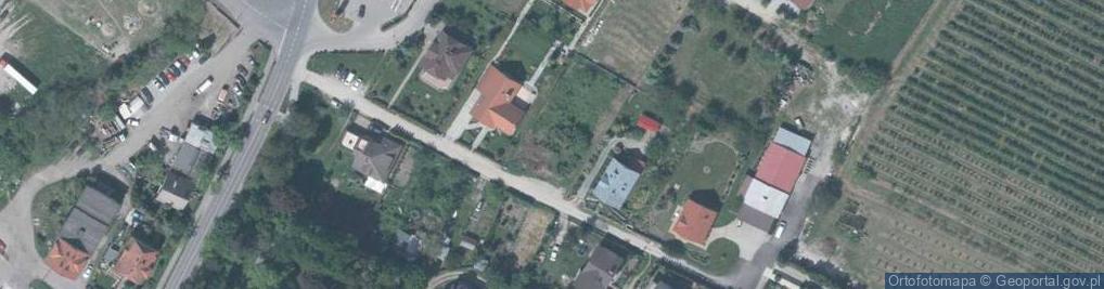 Zdjęcie satelitarne Brzoskwiniowa ul.