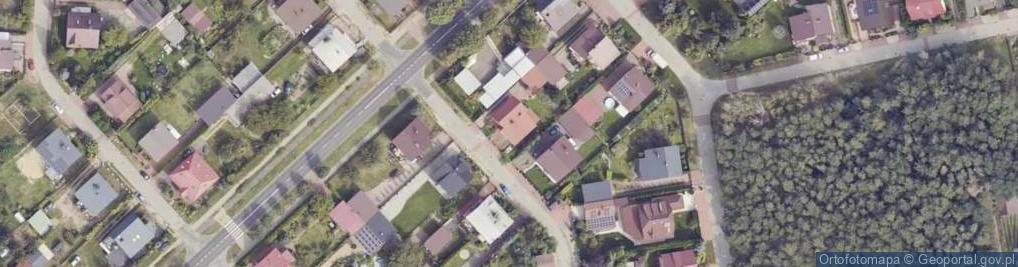 Zdjęcie satelitarne Brzozowa ul.