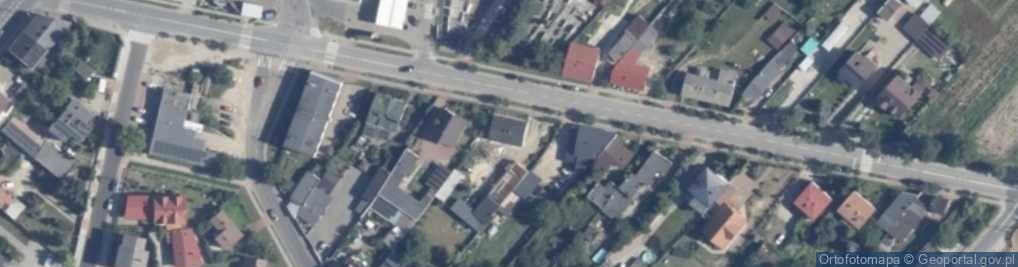 Zdjęcie satelitarne Brzezińska ul.