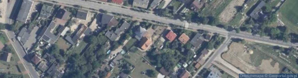 Zdjęcie satelitarne Brzezińska ul.