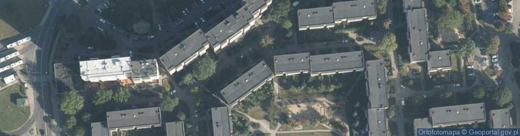 Zdjęcie satelitarne Brązowa ul.