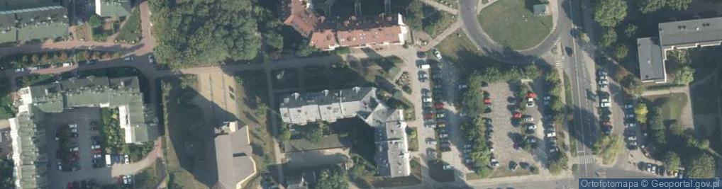 Zdjęcie satelitarne Brązowa ul.
