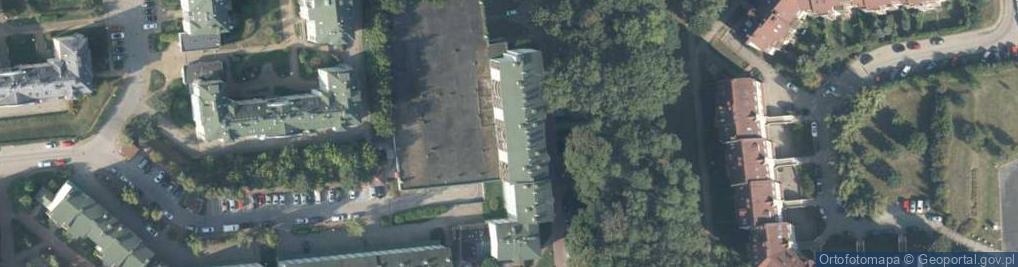 Zdjęcie satelitarne Brązowa ul.