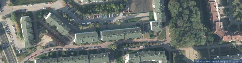 Zdjęcie satelitarne Brązowa ul.