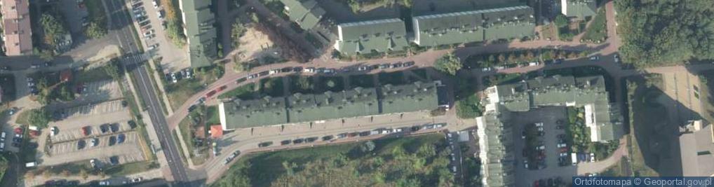 Zdjęcie satelitarne Brązowa ul.