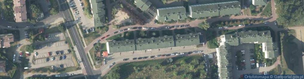 Zdjęcie satelitarne Brązowa ul.