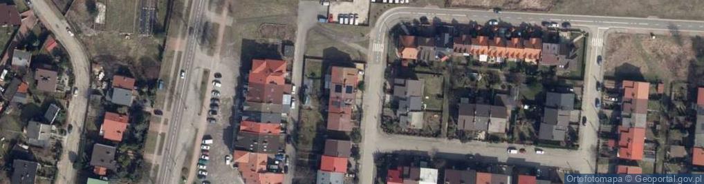 Zdjęcie satelitarne Brylantowa ul.