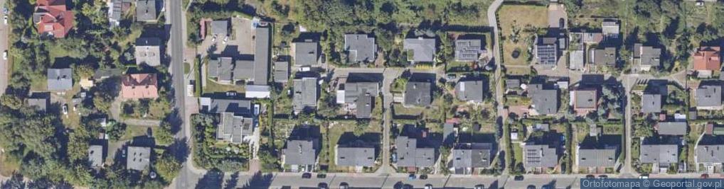 Zdjęcie satelitarne Brązowa ul.