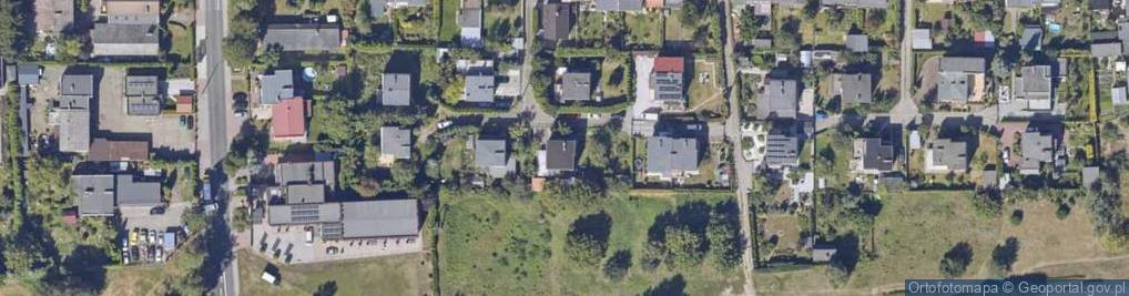 Zdjęcie satelitarne Brązowa ul.