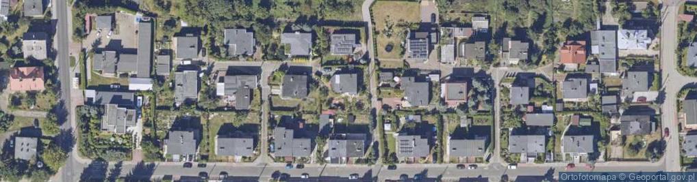 Zdjęcie satelitarne Brązowa ul.
