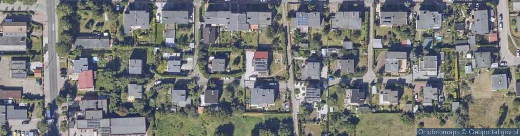 Zdjęcie satelitarne Brązowa ul.