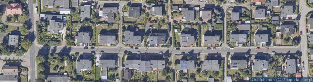 Zdjęcie satelitarne Brązowa ul.
