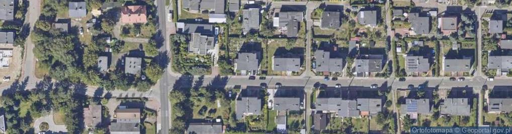 Zdjęcie satelitarne Brązowa ul.