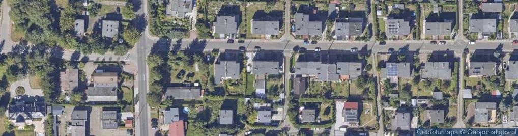 Zdjęcie satelitarne Brązowa ul.