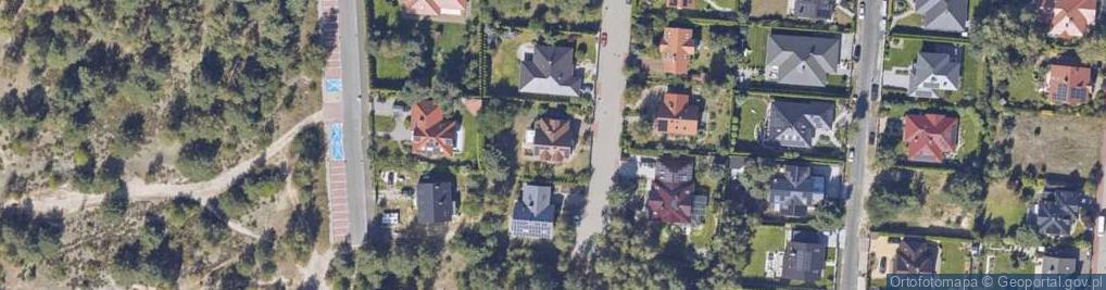 Zdjęcie satelitarne Brylantowa ul.