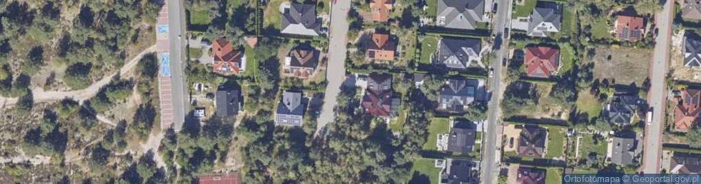 Zdjęcie satelitarne Brylantowa ul.