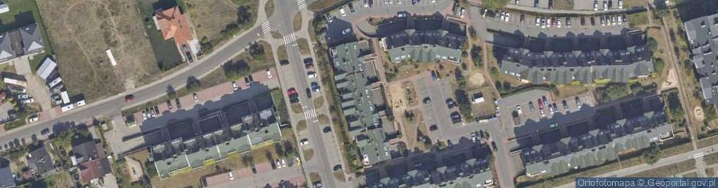 Zdjęcie satelitarne Brzoskwiniowa ul.