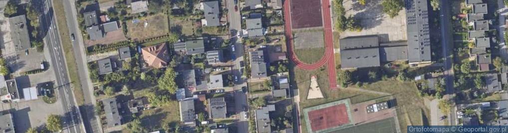 Zdjęcie satelitarne Brzozowa ul.