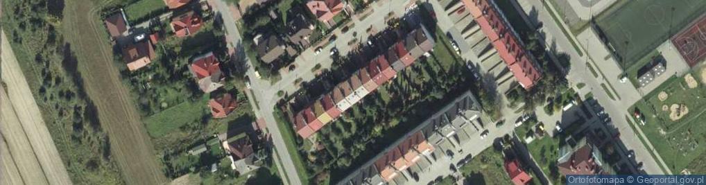 Zdjęcie satelitarne Brzozowa ul.