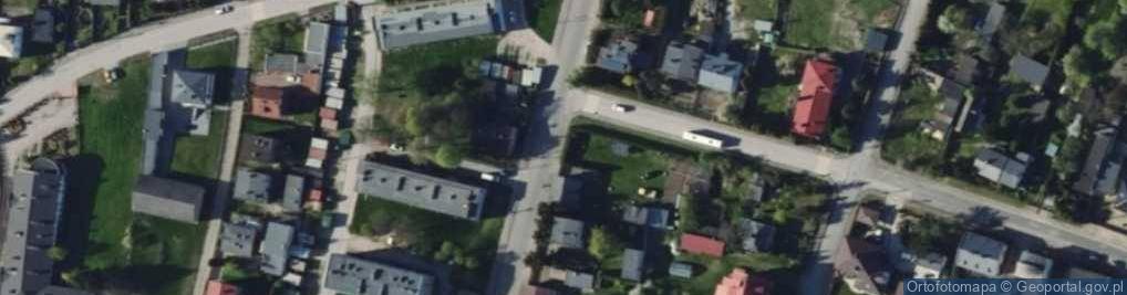 Zdjęcie satelitarne Brzezińska ul.