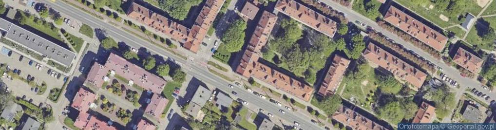 Zdjęcie satelitarne Braterska ul.