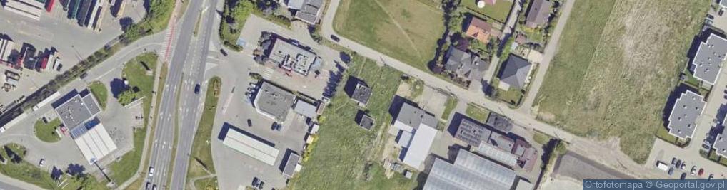 Zdjęcie satelitarne Brzoskwiniowa ul.