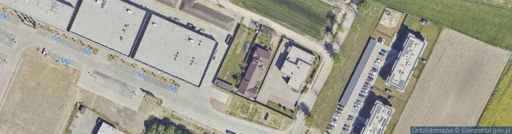 Zdjęcie satelitarne Brzoskwiniowa ul.