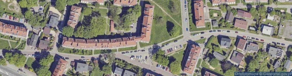 Zdjęcie satelitarne Brzozowa ul.