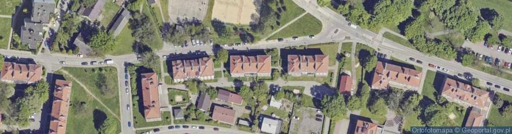 Zdjęcie satelitarne Brzozowa ul.