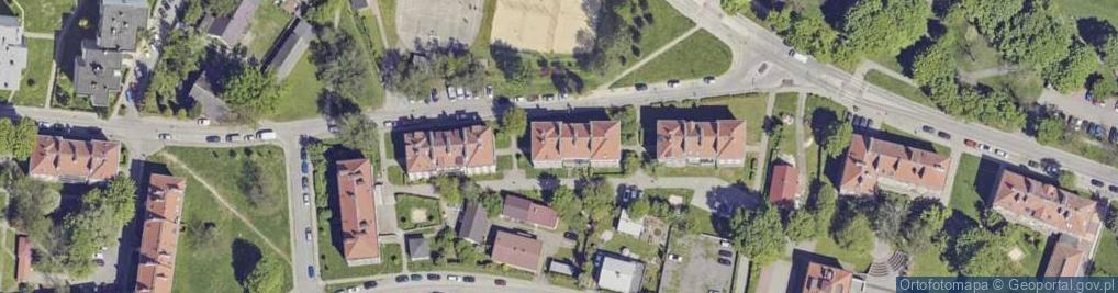 Zdjęcie satelitarne Brzozowa ul.