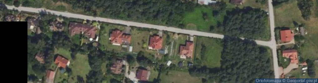 Zdjęcie satelitarne Brzozowa Droga ul.