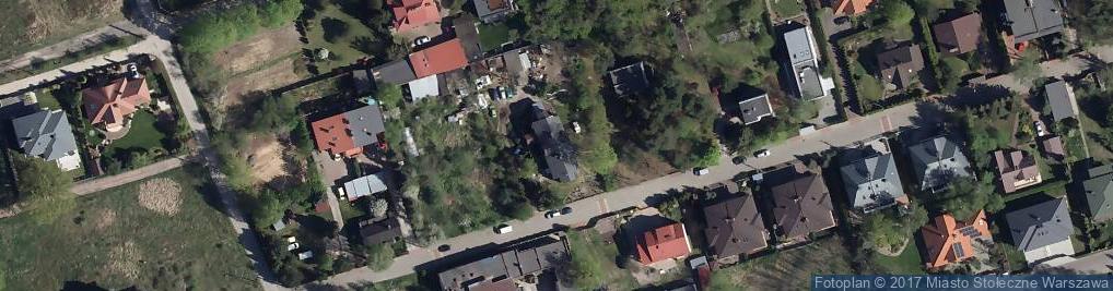Zdjęcie satelitarne Brzoskwiniowa ul.