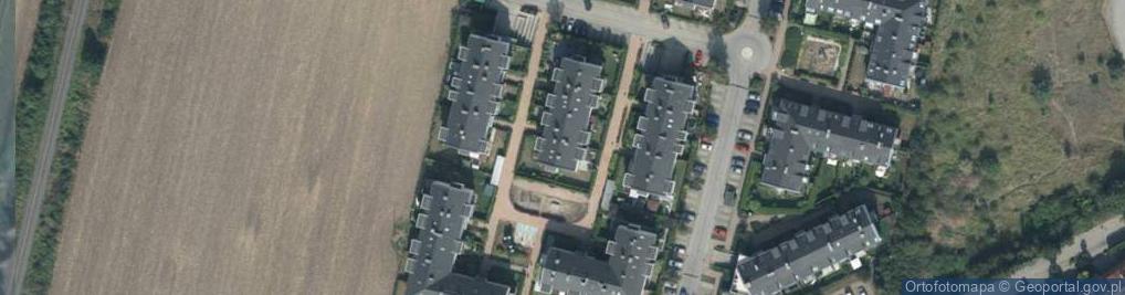 Zdjęcie satelitarne Brzeziny ul.