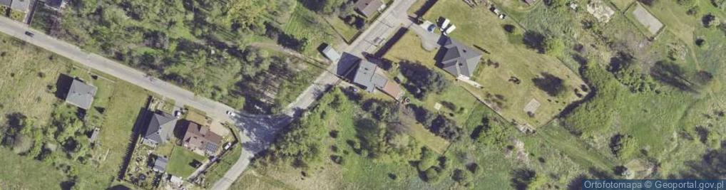 Zdjęcie satelitarne Brzeziny ul.