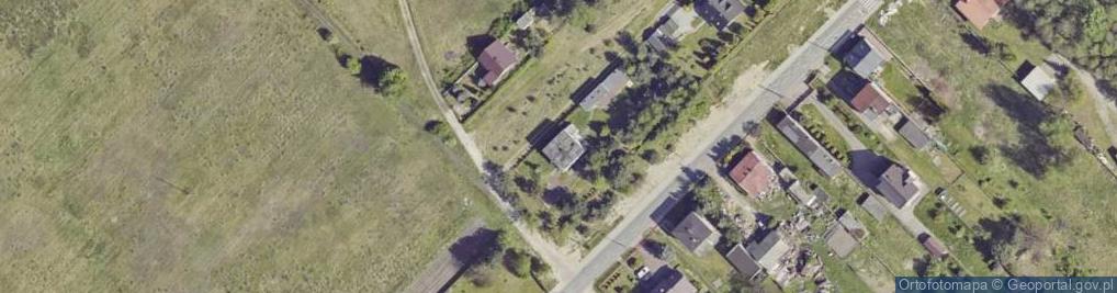 Zdjęcie satelitarne Brzeziny ul.