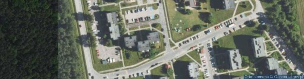 Zdjęcie satelitarne Brzozowa ul.