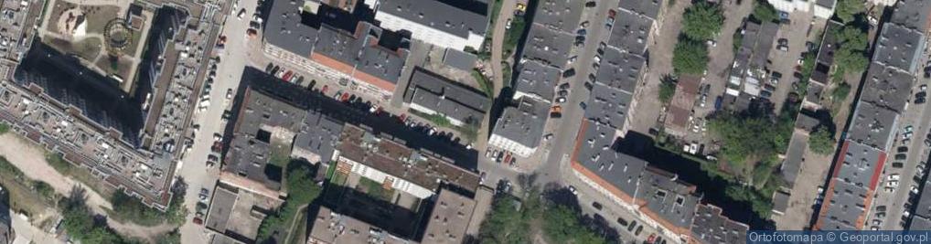 Zdjęcie satelitarne Brzeska ul.