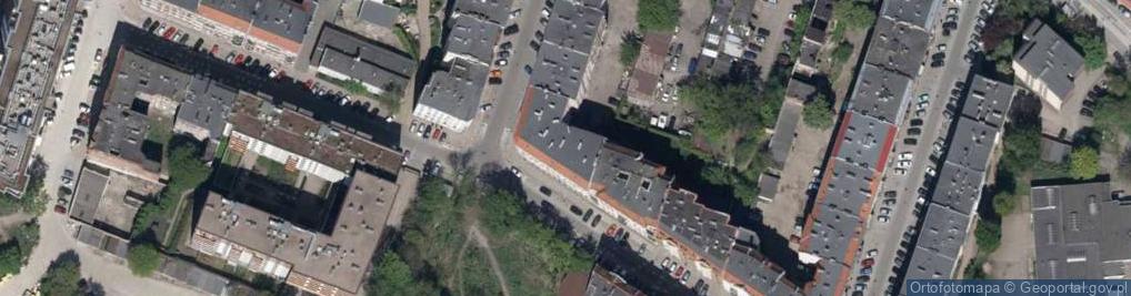 Zdjęcie satelitarne Brzeska ul.