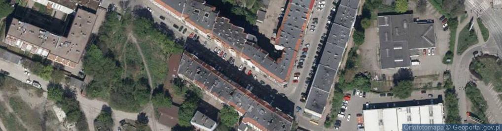 Zdjęcie satelitarne Brzeska ul.