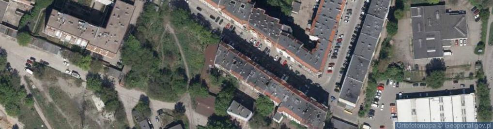 Zdjęcie satelitarne Brzeska ul.