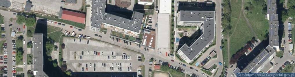 Zdjęcie satelitarne Brzoskwiniowa ul.